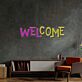 WELCOME LED-Neonschild für Eingangsbereich und Wohnzimmer