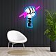 Faust mit Blitz LED-Neonschild Wohnzimmer Studio