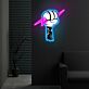Faust mit Blitz LED-Neonschild Wohnzimmer Studio