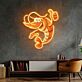 Cartoon-Garnele LED-Neonschild für Restaurant Bar
