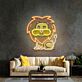Löwe Illustration LED-Neonschild Wohnzimmer Kinderzimmer