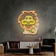 Löwe Illustration LED-Neonschild Wohnzimmer Kinderzimmer