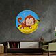 schlafender Affe auf Banane LED-Neonschild Kinderzimmer