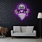 Bandits LED-Neonschild für Gaming und Bar