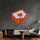 Toastbrot mit Herz LED-Neonschild