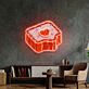 Toastbrot mit Herz LED-Neonschild
