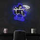 Sensenmann auf Skateboard LED-Neonschild für Gamingzimmer Jugendzimmer