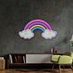 Regenbogen mit Wolken LED-Neonschild Wohnzimmer Kinderzimmer