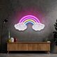 Regenbogen mit Wolken LED-Neonschild Wohnzimmer Kinderzimmer