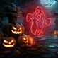 Geisterfigur LED-Neonschild für Halloween Party