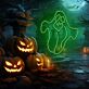 Geisterfigur LED-Neonschild für Halloween Party