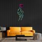 Skelett Hand mit Herzsymbol LED-Neonschild Wohnzimmer Bar