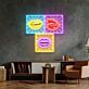 Lippen LED-Neonschild Schlafzimmer Wohnzimmer