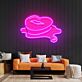 Schmelzendes Herz mit Lippenmotiv LED-Neonschild Wohnzimmer Schlafzimmer
