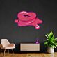 Schmelzendes Herz mit Lippenmotiv LED-Neonschild Wohnzimmer Schlafzimmer