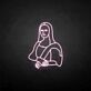 Porträt einer Frau LED-Neonschild für Wohnzimmer Kunstgalerie