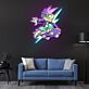 Skateboard Dinosaur LED-Neonschild Wohnzimmer Jugendzimmer