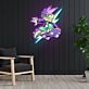 Skateboard Dinosaur LED-Neonschild Wohnzimmer Jugendzimmer