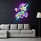 Skateboard Dinosaur LED-Neonschild Wohnzimmer Jugendzimmer