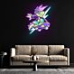 Skateboard Dinosaur LED-Neonschild Wohnzimmer Jugendzimmer