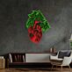 Herz mit Palmenblättern LED-Neonschild Wohnzimmer Studio