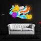 Abstrakte Tierfiguren LED-Neonschild Wohnzimmer Studio