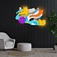 Abstrakte Tierfiguren LED-Neonschild Wohnzimmer Studio