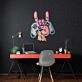 Hand mit Gamecontroller Rockgeste LED-Neonschild Gaming Zimmer Wohnzimmer