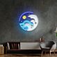 Meereswellen mit Sonne LED-Neonschild Wohnzimmer Büro
