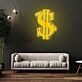 Dollarzeichen LED-Neonschild Wohnzimmer Büro