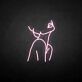 Linienzeichnung einer Frau LED-Neonschild Wohnzimmer Atelier