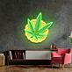 Cannabisblatt LED-Neonschild Bar Wohnzimmer
