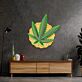 Cannabisblatt LED-Neonschild Bar Wohnzimmer
