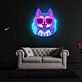 Hund mit Sonnenbrille LED-Neonschild Wohnzimmer Bar