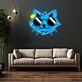 Katze mit Sonnenbrille LED-Neonschild Wohnzimmer Bar