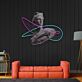 Klassische Büste mit Neonlinien LED-Neonschild Wohnzimmer Kunstgalerie