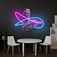 Klassische Büste mit Neonlinien LED-Neonschild Wohnzimmer Kunstgalerie