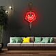 Schwert mit Rose LED-Neonschild Wohnzimmer Studio