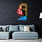 weinende Frau im Pop-Art Stil LED-Neonschild Wohnzimmer Kunstgalerie