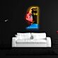 weinende Frau im Pop-Art Stil LED-Neonschild Wohnzimmer Kunstgalerie