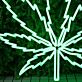 Cannabisblatt LED-Neonschild für Bar Club