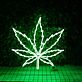 Cannabisblatt LED-Neonschild für Bar Club