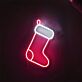 Weihnachtsstrumpf LED-Neonschild Wohnzimmer Weihnachten