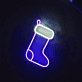 Weihnachtsstrumpf LED-Neonschild Wohnzimmer Weihnachten