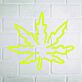 Cannabisblatt LED-Neonschild für Bar Club
