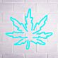 Cannabisblatt LED-Neonschild für Bar Club