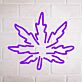 Cannabisblatt LED-Neonschild für Bar Club