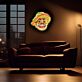 lächelndes Taco Gesicht LED-Neonschild für Restaurant Bar