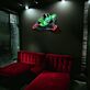 Spielfigur mit Geldsäcken LED-Neonschild für Gamingzimmer und Bar