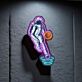 Astronaut mit Basketball LED-Neonschild für Gaming Jugendzimmer